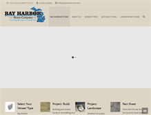 Tablet Screenshot of bayharborstone.com